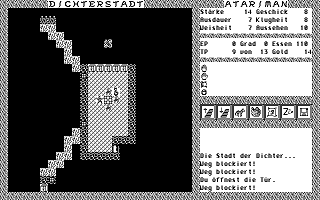 Stadt der Dichter (Die) atari screenshot